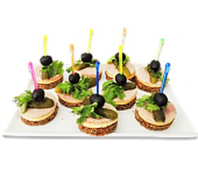 Канапе с карбонадом - Фото