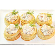 Волованы с курицей и шампиньонами Фото