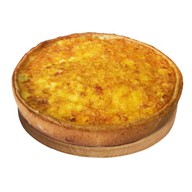 Киш с ветчиной и сыром Фото