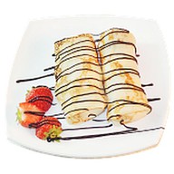 Блины с  вареной сгущенкой 10 шт. Фото