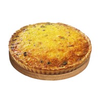 Киш с курицей и грибами Фото