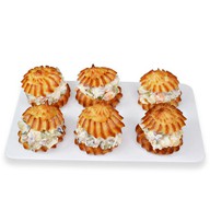 Профитроли с салатом Оливье Фото