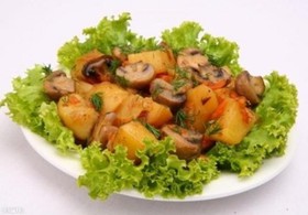 Полянка - картофель с грибами - Фото