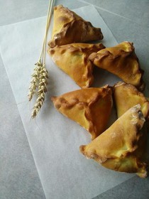 Фуршетные мини-пирожки картофель, лук - Фото