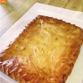 Пирог со свежей капустой - Фото