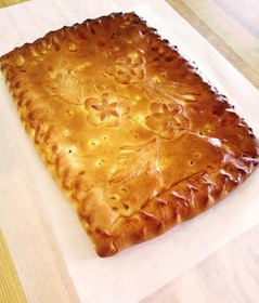 Постный пирог с картофелем - Фото