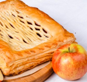 Пирог с яблоками (слоеный) - Фото