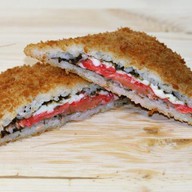 Суши сэндвич с лососем Фото