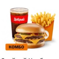 Двойной Чизбургер Большой Комбо Фото