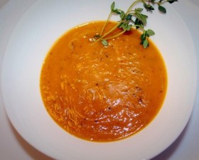 Морковный суп с мидиями - Фото