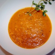 Морковный суп с мидиями Фото