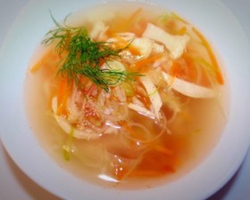 Суп с капустой и рисом - Фото
