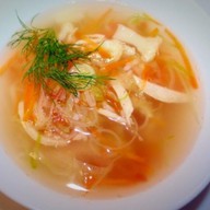 Суп с капустой и рисом Фото