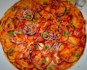 Пицца с запеченными овощами - Фото