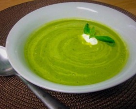 Крем-суп из листьев салата - Фото