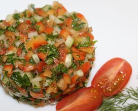 Легкий овощной салат - Фото