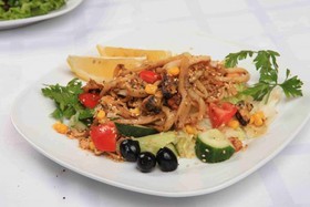 Тёплый салат Морская палитра - Фото