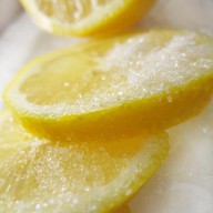 Лимон с сахаром Фото