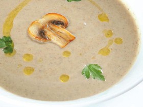 Крем-суп из лесных грибов - Фото
