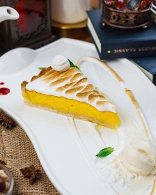 Пирог лимонный с меренгой - Фото