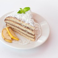 Кусочек бананового кейка Фото
