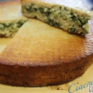Пирог с зеленым луком и яйцом Ч/З/С Фото