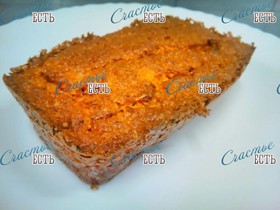 Морковный сладкий кекс с корицей - Фото
