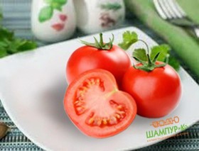 Свежие огурчики и помидоры - Фото