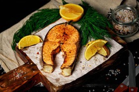 Стейк чилийского лосося - Фото