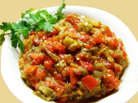 Салат-мангал (печеные овощи) - Фото