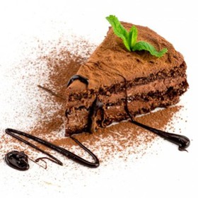 Бельгийский шоколад торт (темный) - Фото
