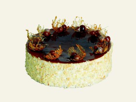 Карамельно-шоколадный торт - Фото