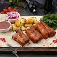 Шашлык из свиных ребер Фото