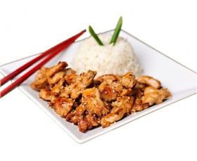 Рис с курицей терияки - Фото