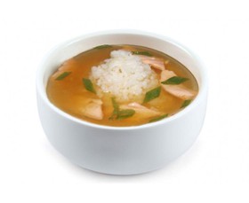 Суп с лососем - Фото