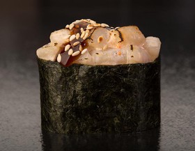 Запечённые суши с гребешком - Фото