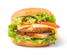 Бургер с бифштексом из говядины - Фото