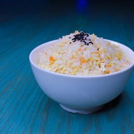 Рис цветной с яйцом Фото