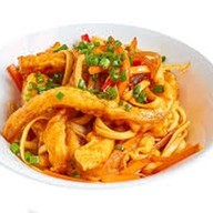 Лапша wok с кальмаром Фото