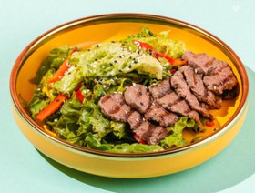 Тёплый салат с говядиной - Фото