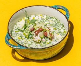 Холодный суп на греческом йогурте - Фото