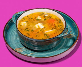 Рыбный суп с картофелем, помидорами - Фото