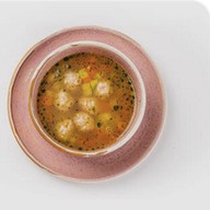 Суп-лапша с куриными фрикадельками Фото