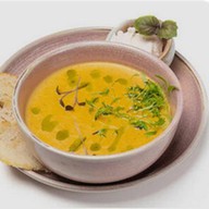 Крем-суп кукурузный с паштетом Фото