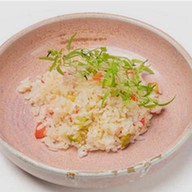 Рис с печеными овощами Фото