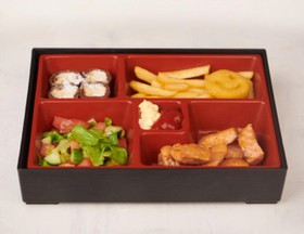 Бенто №2 с сёмгой терияки - Фото