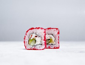 Калифорния сяке с лососем - Фото