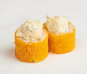 Дакусай маки темпура с копченой курицей - Фото