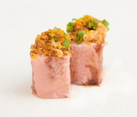 Комбумаки с семгой, снежным крабом - Фото