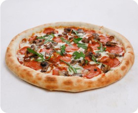 Пепперони с грибами и горгонзолой - Фото